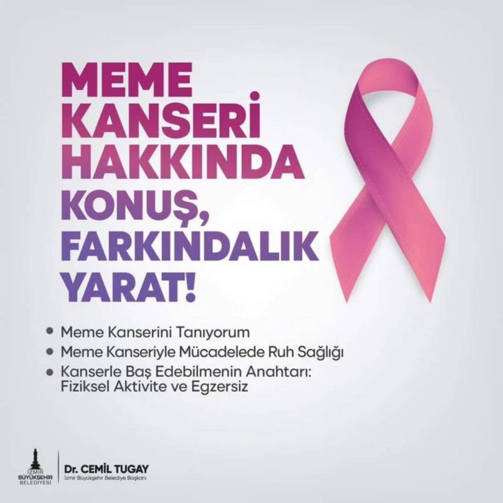 İzmir Büyükşehir Belediyesi'nden Meme Kanseri Farkındalık Etkinlikleri